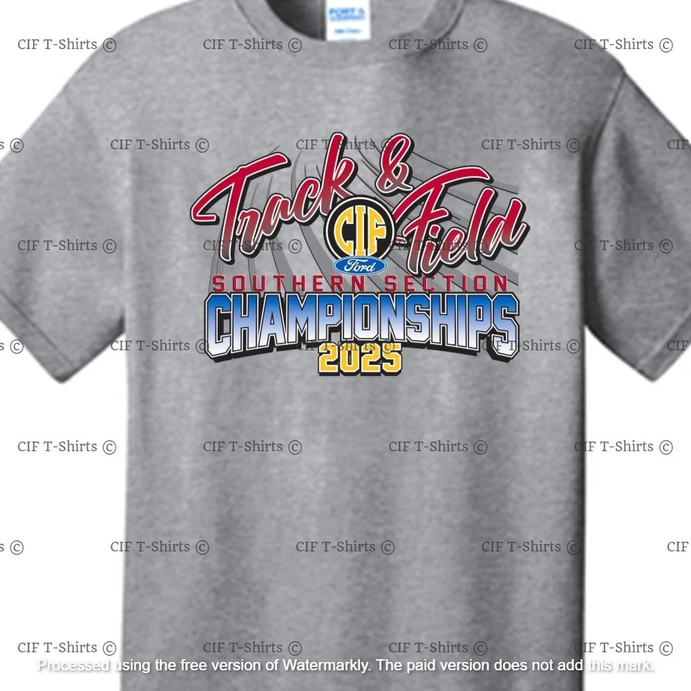 2025 Track and Field Championships Shirt — CIF T-SHIRTS